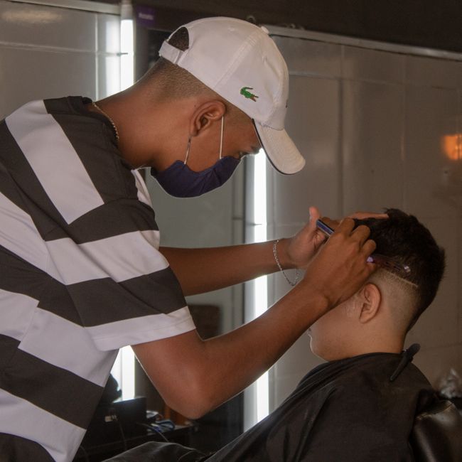 Skin fade line up